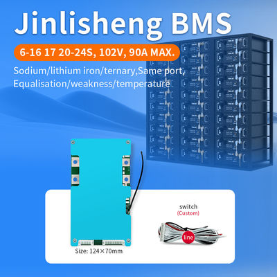 24V-88V 48V Lifepo4 15S 16S 80A 60A 50A Battery Management System BMS For Electric Scooters