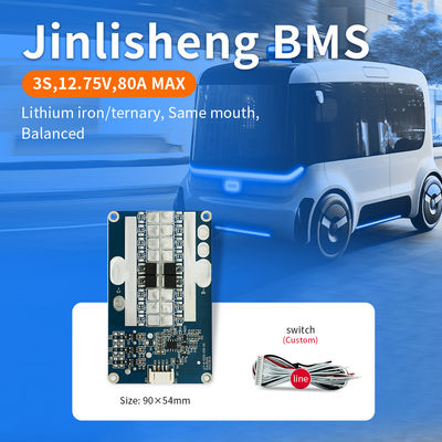 KLS Electric Bicycle Factory Produced Bms 3s 12v Common Port Lifepo4 Battery Management System