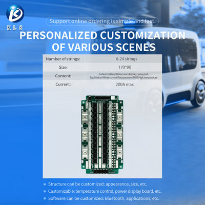 Lithium Ion Battery BMS 6S 12V Li-Ion LiFePo4 BMS 200A 7S 8S 12S 13S 14S 15S 16S 24S