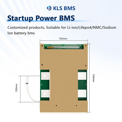 Lithium Batteries Startup Power Energy Storage BMS With Balance Protection 4s 12v 100a Peak