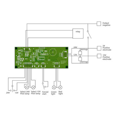 Lifepo4 Cell Battery Energy Storage BMS Board 600A-1200A 4-28S 100A With Relay