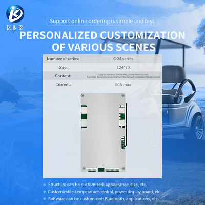 KLS LifePO4 Battery E-Bike BMS 16S 48V 50A 80A Lithium Battery Management System