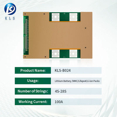 4s-28s 100a Max Smart BMS Board Energy Storage Lifepo4 Nmc Sodium Ion Battery Protection