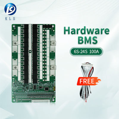 6S-24S 100A MAX Lithium Ion NMC LifePO4 Battery Management System For Electric Vehicles