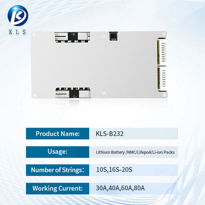 10S 16S 17S 18S 19S 20S BMS Board For 30A 40A 60A 80A Lithium Ion Battery Protection