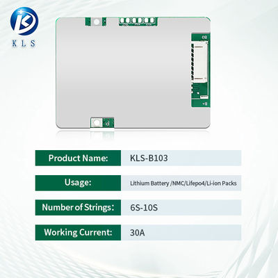 6S 7S 8S 9S 10S 42V 30A Hardware BMS With Balance For Lifepo4 / Sodium Ion Battery Packs
