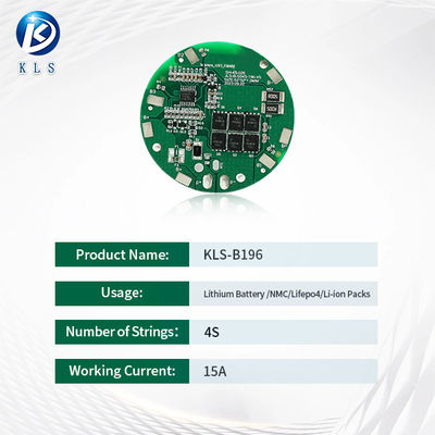 Custom Circuit Protection BMS Board 4S 15A Round Lithium Battery Pack BMS